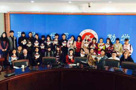SU delegation with Anqing Normal University cohorts that will come to SU in fall 2015 